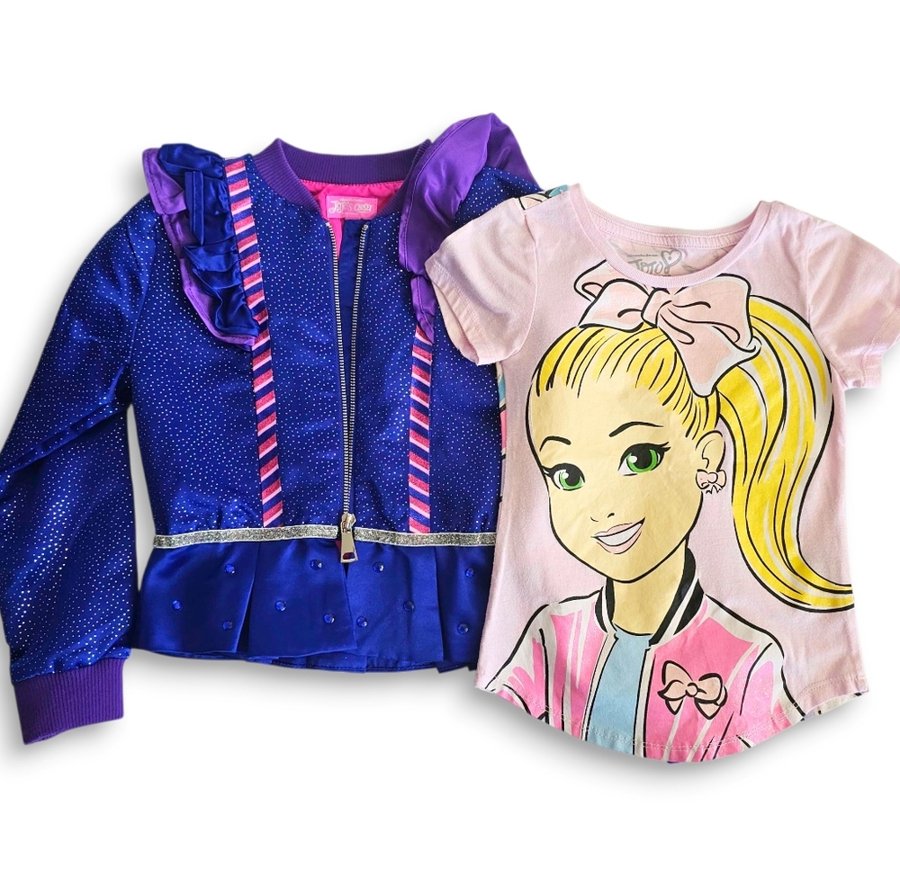 Ruffle Jacket and T-Shirt Set